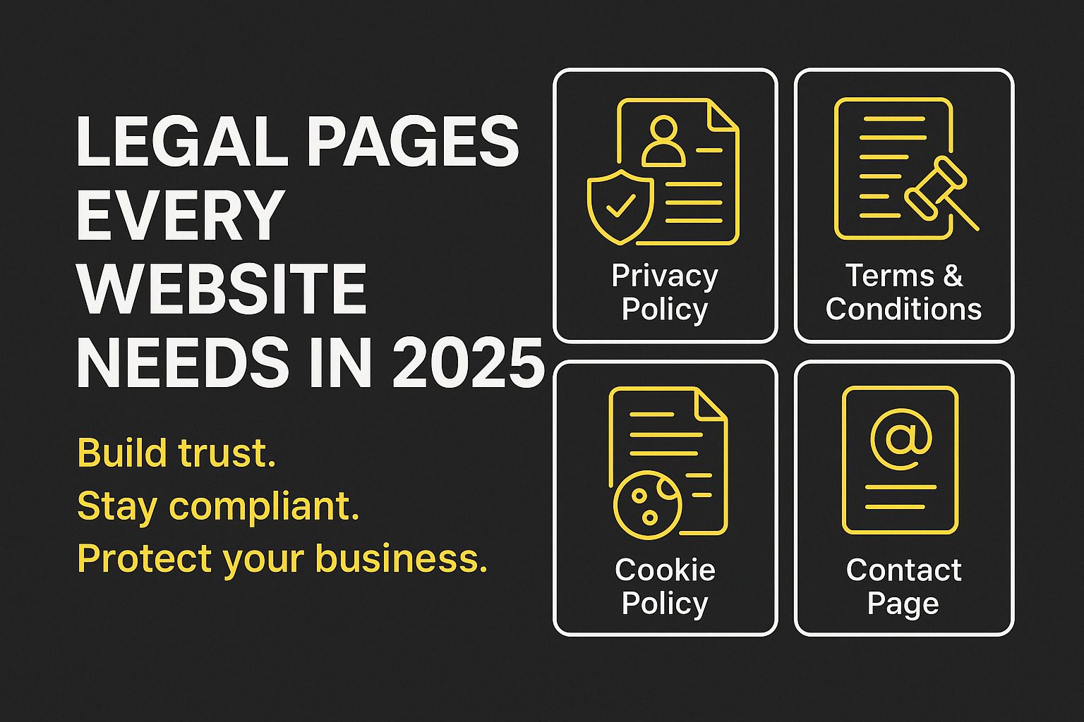 What Are the Legal Pages Every Website Needs in 2025?