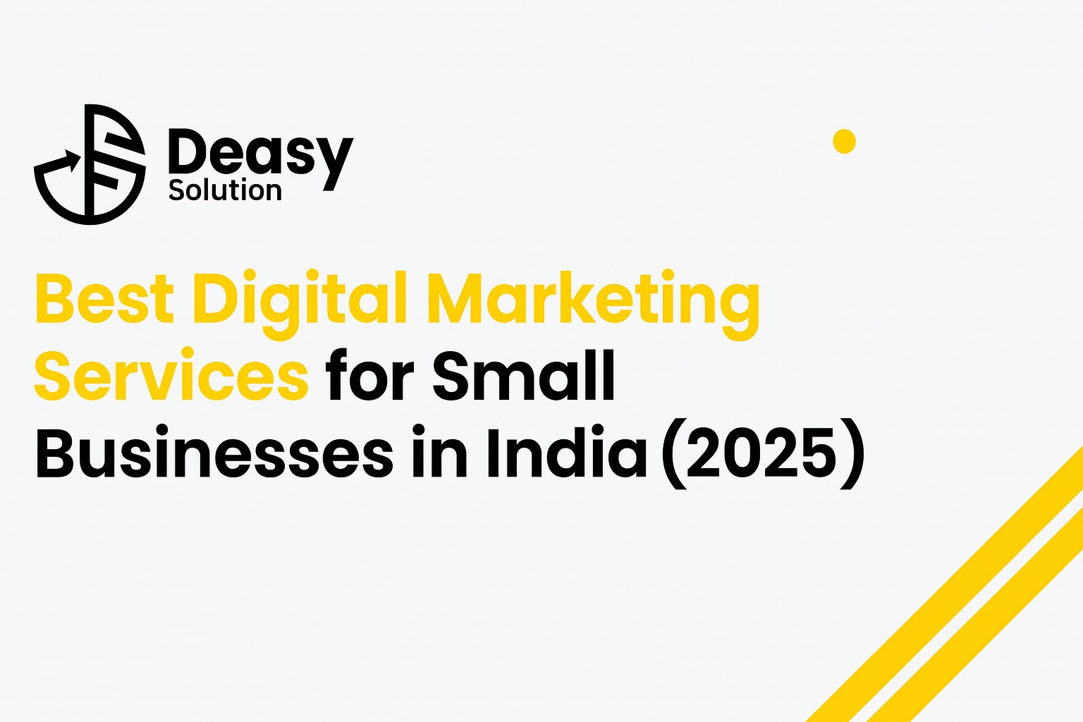 Best Digital Marketing Services for Small Businesses in India